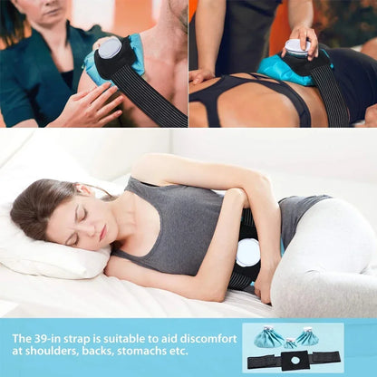Reusable Ice Bag & Hot Cold Therapy Wrap for Pain Relief & Sports Injuries