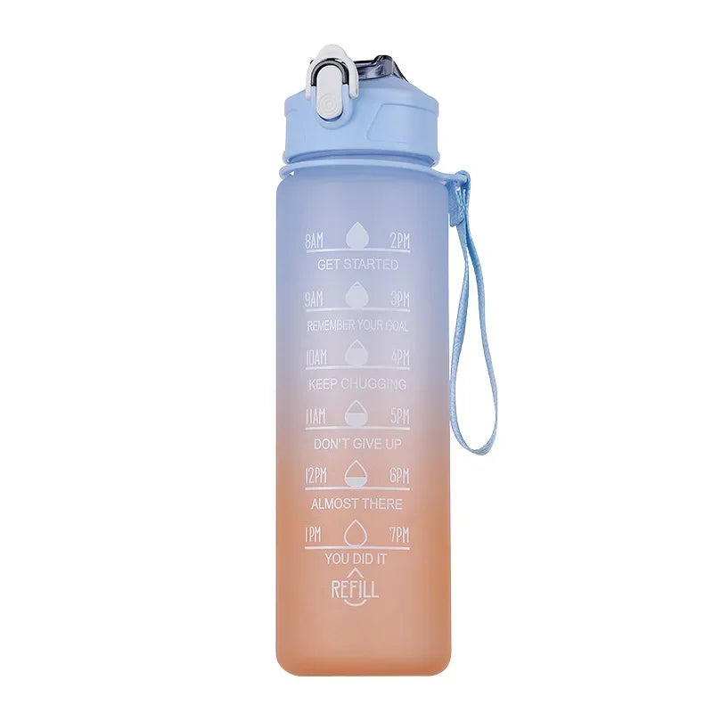 Motivational 750ml Sports Water Bottle - Leak-Proof & Portable Fitness Cup - 7