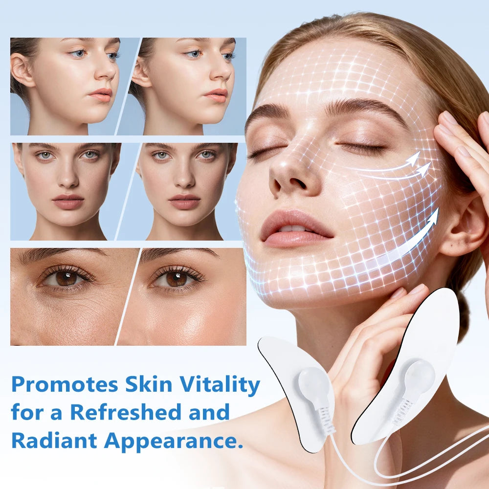 EMS Electric Eye & Facial Lifting Massager - Anti-Wrinkle Skin Tightening Device