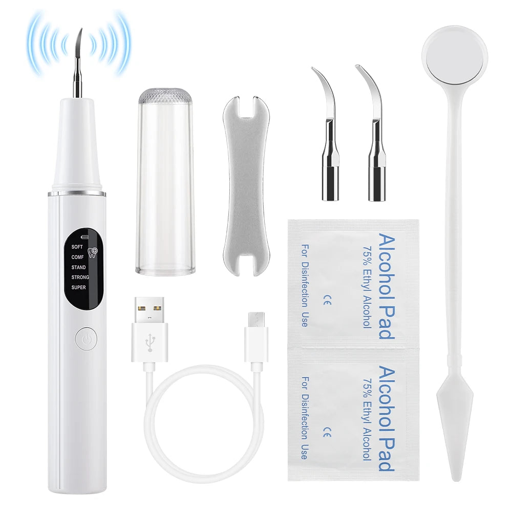 Ultrasonic Electric Teeth Cleaner & Tartar Plaque Remover for Professional Oral Care - 17