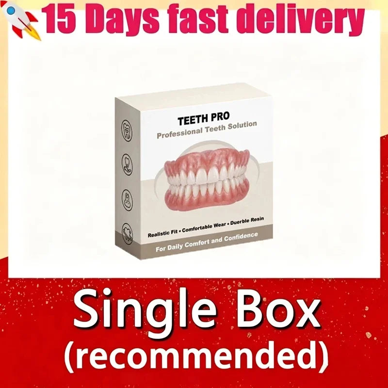 Comfortable Realistic Denture Set for Natural Looking Smile and Daily Confidence - 13