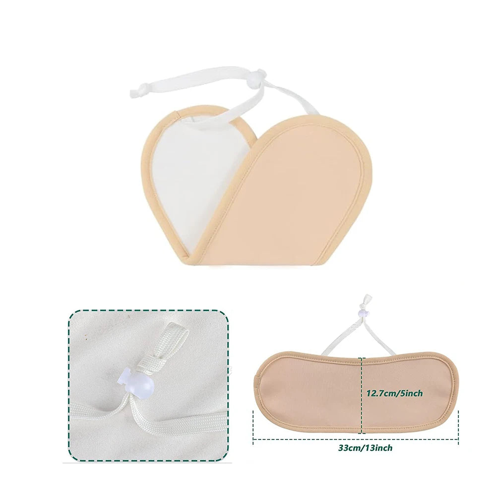 Reusable Castor Oil Pack Wrap - Adjustable Compression Waist Support Band