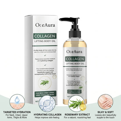 Collagen Body Firming Oil - Hydrating & Tightening Skin Care Treatment