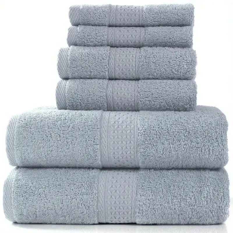 Luxury Soft Cotton-Feel Face Towel - Highly Absorbent Woven Bath Washcloth - 1