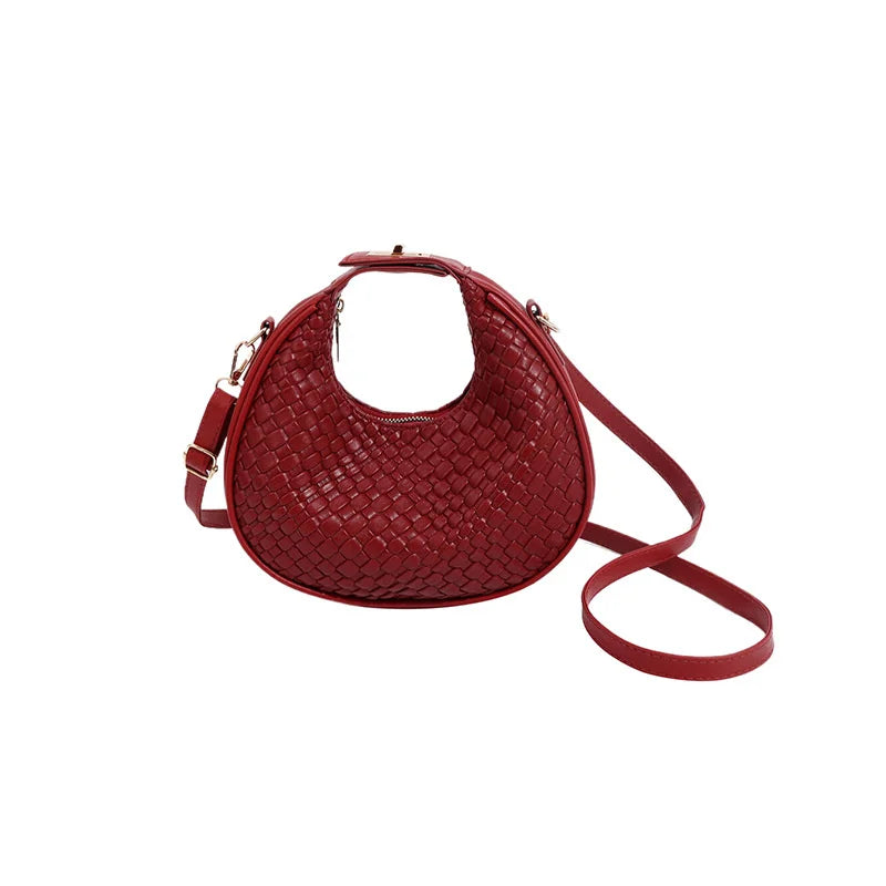Luxury Half Moon Shoulder Bag