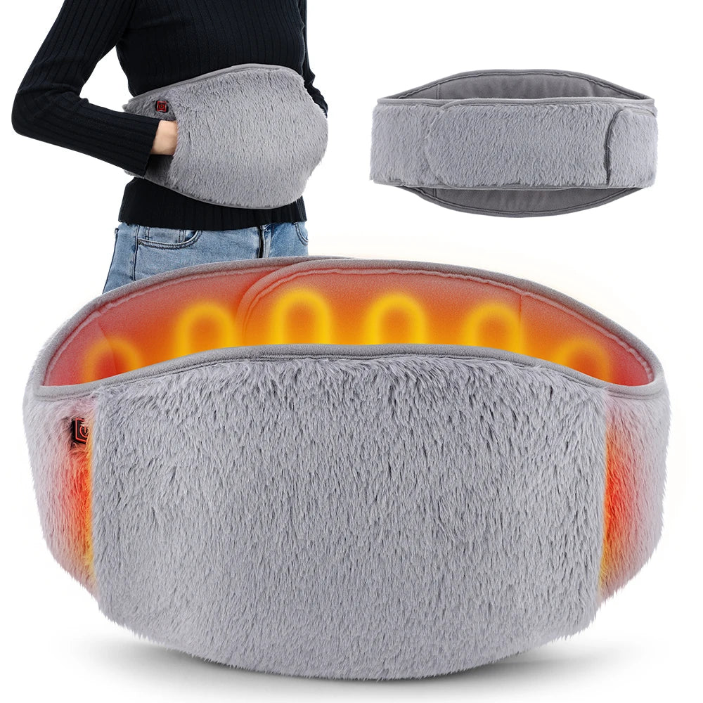 Electric Heating Waist Belt & Hand Warmer for Pain Relief and Menstrual Cramps