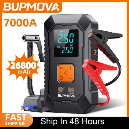 1500A Car Jump Starter with 150PSI Air Compressor & Power Bank