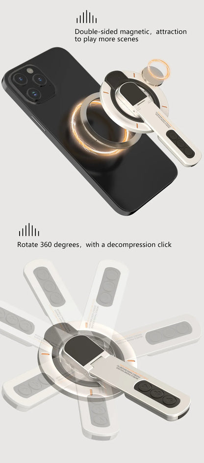 360° Magnetic Phone Stand & Ring Holder for MagSafe iPhones