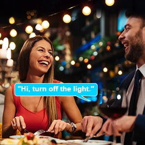 Smart WiFi Outdoor Dimmer Plug with Remote for String Lights - 14
