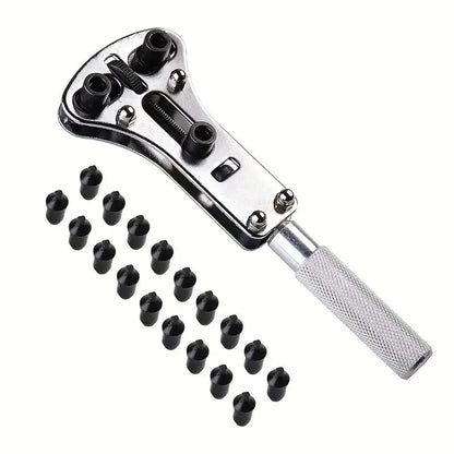 Adjustable 3-Claw Watch Case Opener - Professional Back Remover Repair Tool