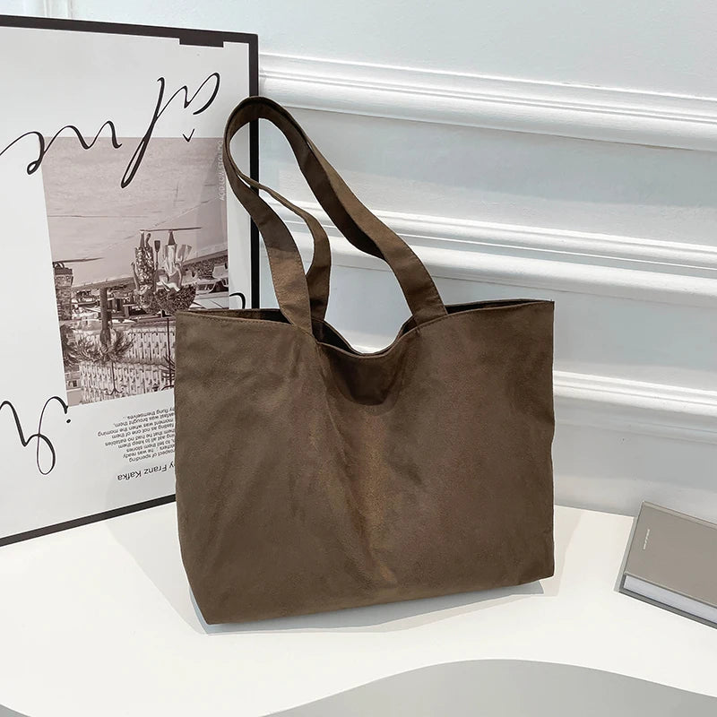 Luxury Soft Suede Tote