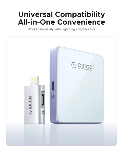 Magnetic NVMe M.2 SSD Enclosure for iPhone 4K ProRes Recording & 100W Charge