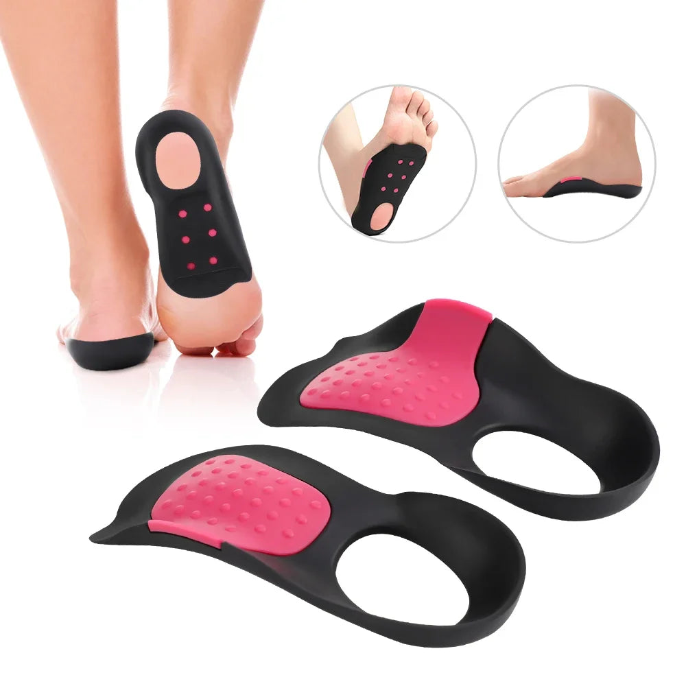 Orthopedic Arch Support Insoles for Flat Feet & Corrective Pain Relief