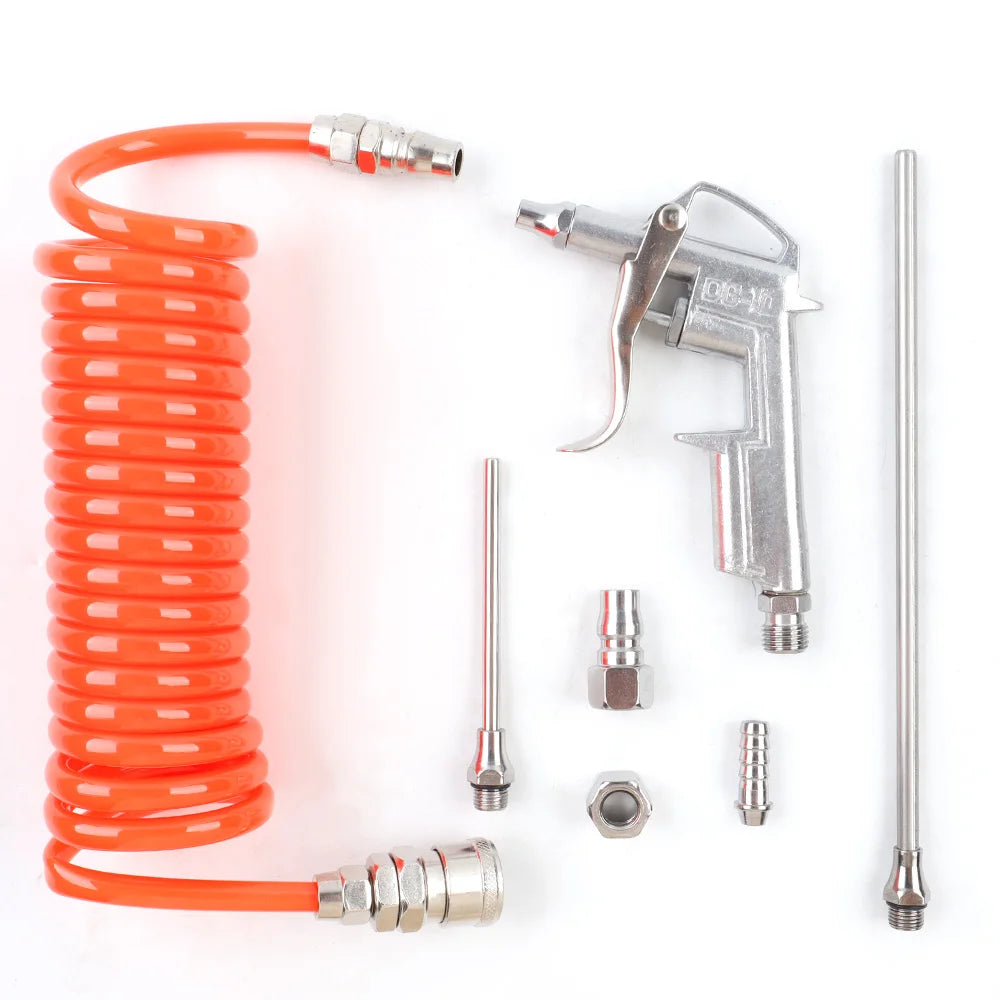 Pneumatic Air Blow Gun Compressor Attachment - Handheld Dust Blower Tool