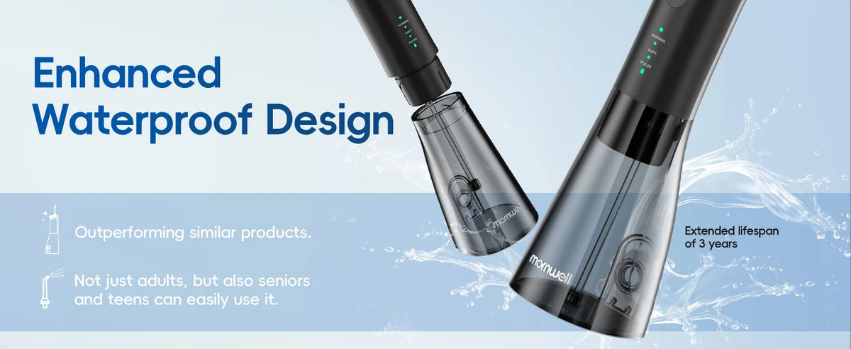 2-in-1 Sonic Electric Toothbrush & Portable Water Flosser Dental Care Kit