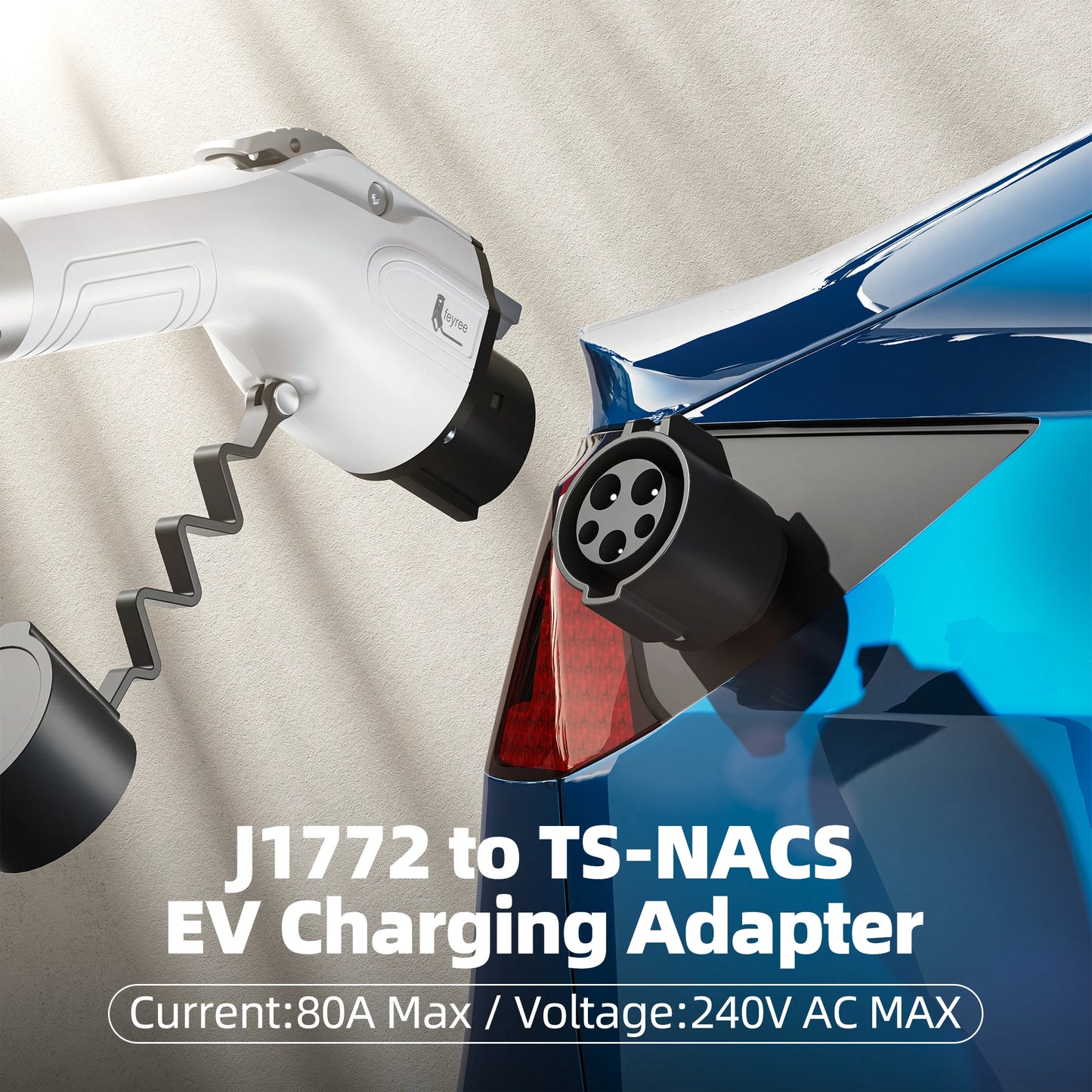 J1772 to Tesla Adapter - Type 1 to NACS EV Charger Connector for Tesla