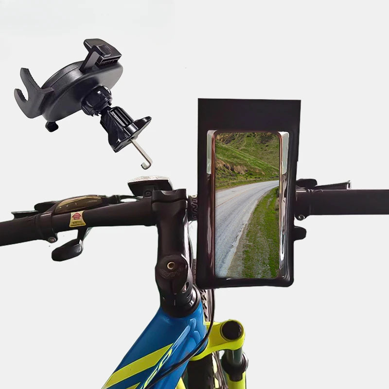 Waterproof 360° Rotating Bike Phone Mount for 6.5-inch Smartphones - 13