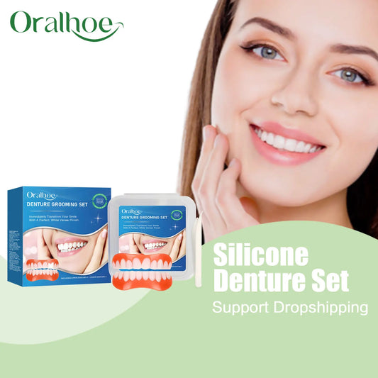 Silicone Snap-On Dentures – Comfortable Temporary Dental Veneers for a Perfect Smile
