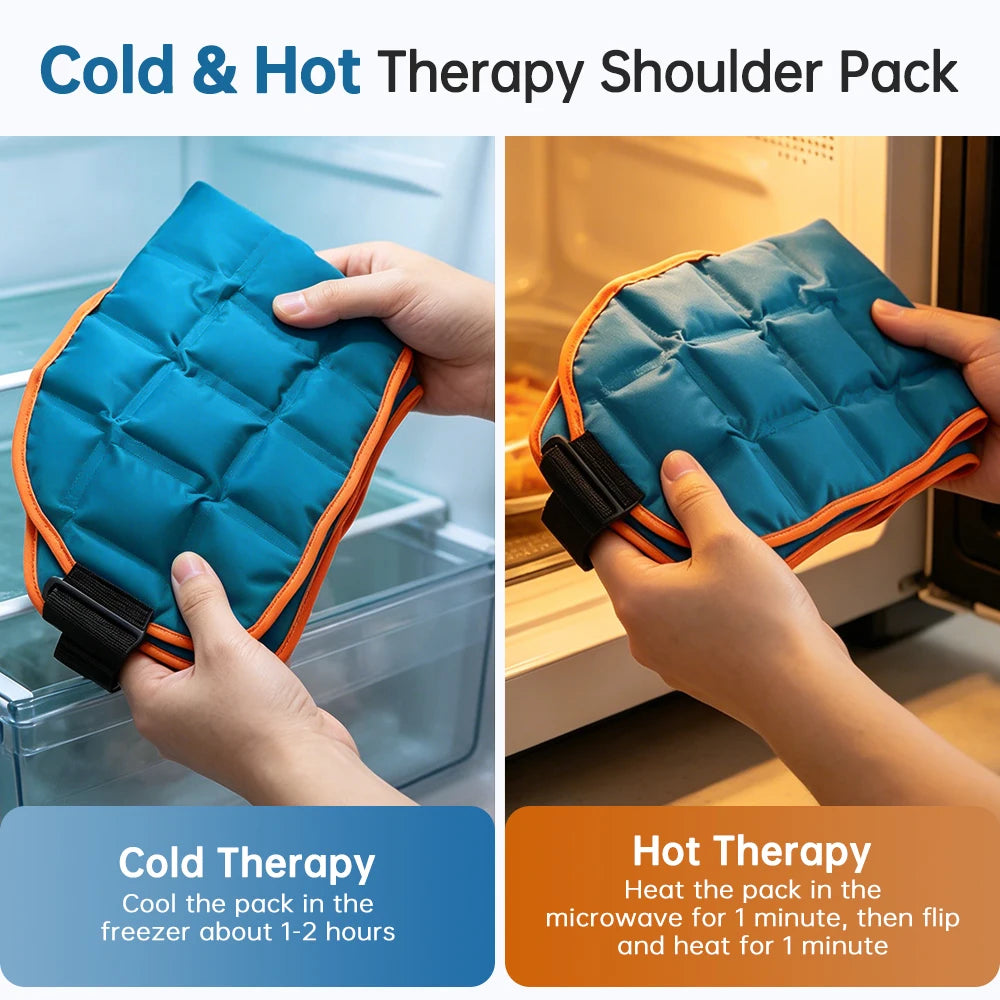 Large Reusable Back Ice Pack & Hot Cold Therapy Wrap - 35