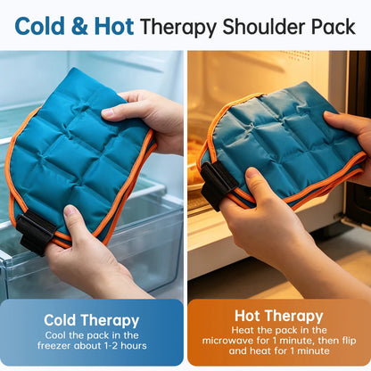 Large Reusable Back Ice Pack & Hot Cold Therapy Wrap
