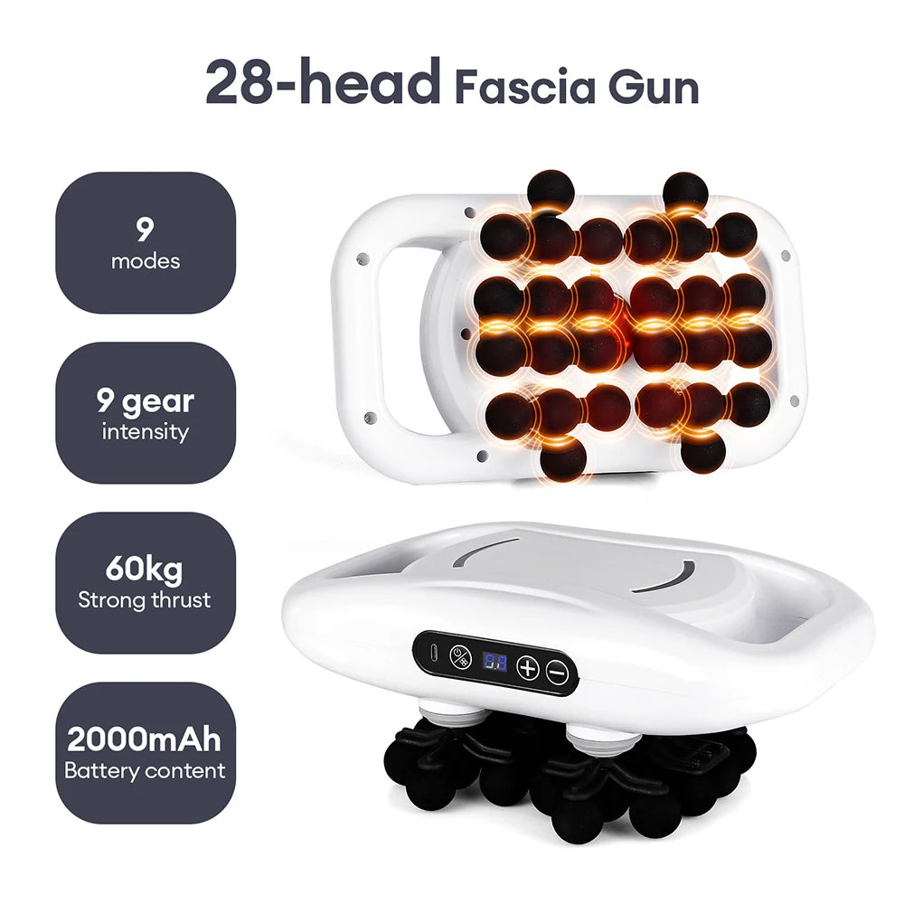 48-Head Deep Tissue Fascia Massager for Full Body Muscle Relief - 51