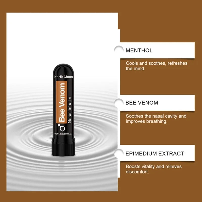 Bee Venom Vital-Boost Nasal Inhaler for Men's Daily Vitality and Energy Support - 13