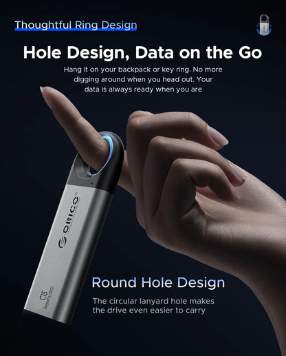 ORICO Portable External SSD - High-Speed 1TB Solid State Drive for Gaming