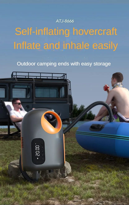 12V 20PSI Electric SUP Air Pump for Paddle Boards & Kayaks