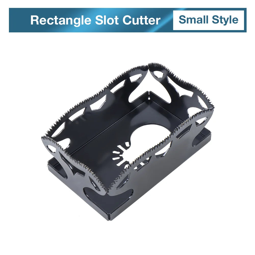 Square and Rectangle Slot Cutter - Oscillating Multi-Tool Drywall Hole Saw - 9