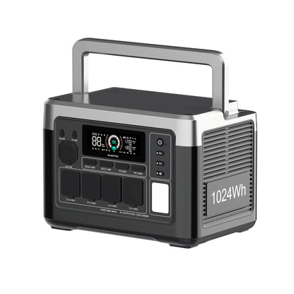 OUKITEL P1000 Plus 1800W Portable Power Station 1024Wh LiFePO4 Solar Generator