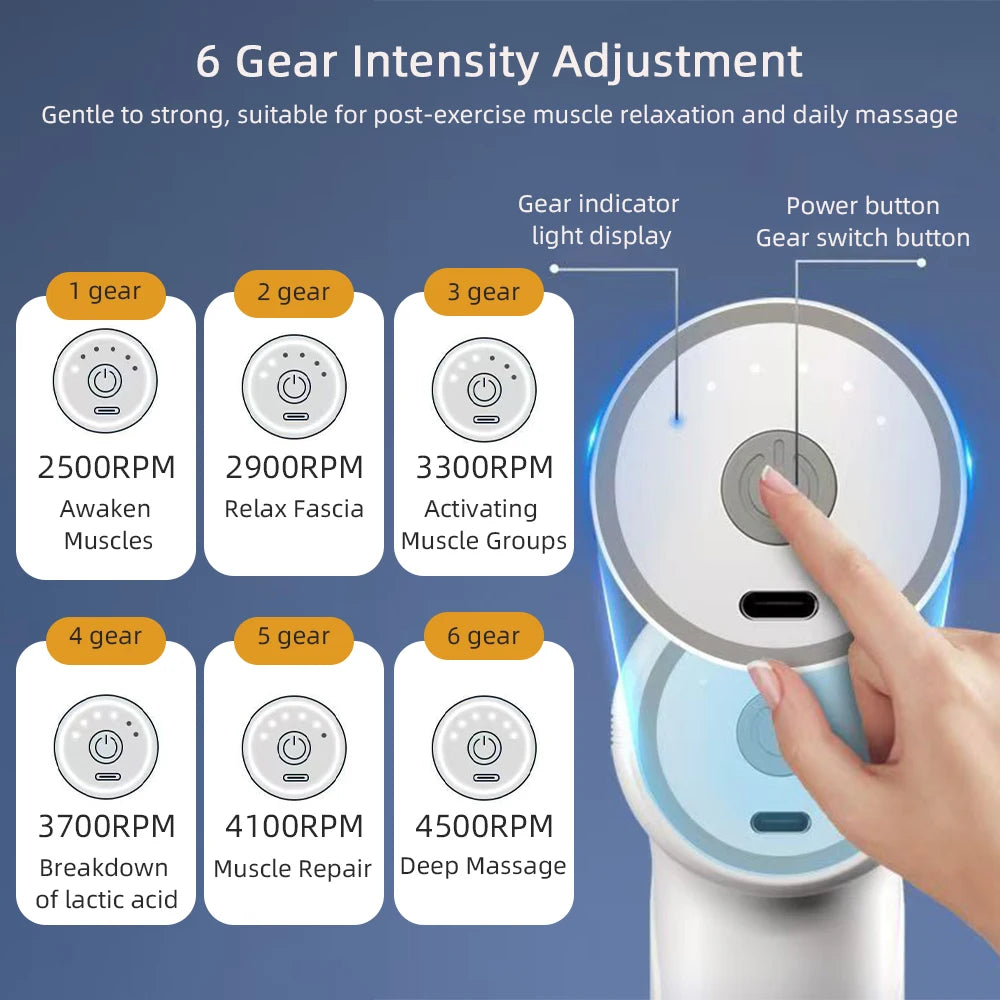 Mini Portable Electric Massage Gun - 4