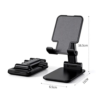 Foldable Desktop Phone & Tablet Stand - Adjustable Universal Holder