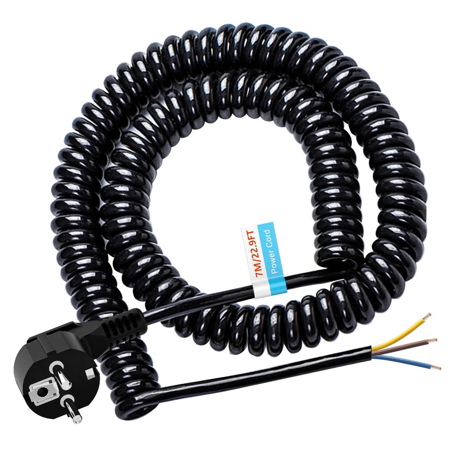 European Standard Power Extension Cord - 16A 2500W Heavy Duty AC Cable