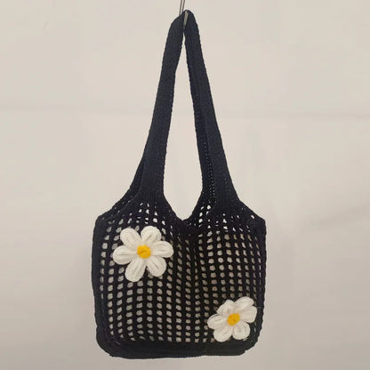 Luxury Chic Knitted Tote Bag