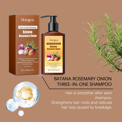 Batana & Rosemary Hair Growth Shampoo for Deep Scalp Repair & Anti-Dandruff
