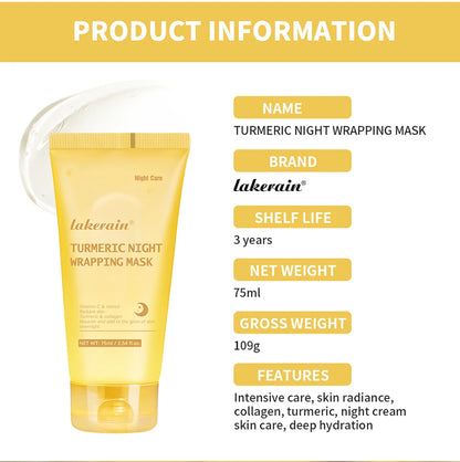 Overnight Collagen Wrapping Mask - Hydrating Peel-Off Facial Gel