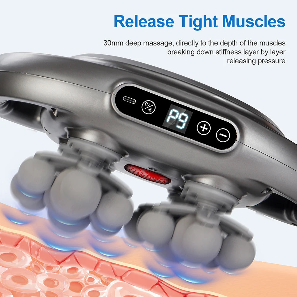 22-Head Fascia Massage Gun - Deep Tissue Body Massager - 3