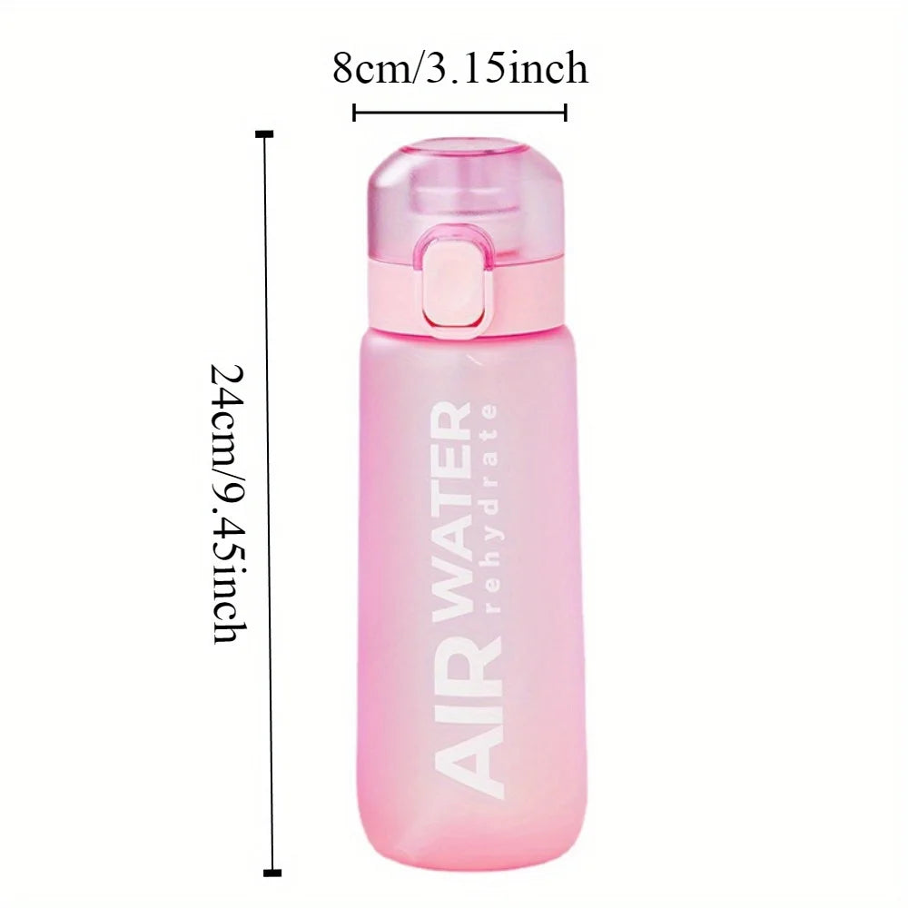 Aroma Water Bottle with 7 Fruit Pods – 750ml Scented Fitness Water Cup