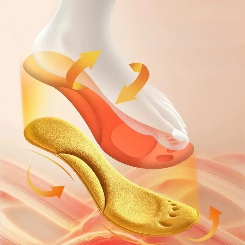 4D Arch Support Orthopedic Insoles - Shock-Absorbing Thermal Shoe Inserts - 2