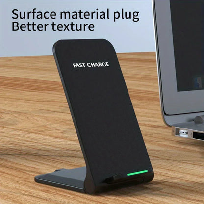 30W Foldable Fast Wireless Charger Stand for iPhone and Samsung Devices