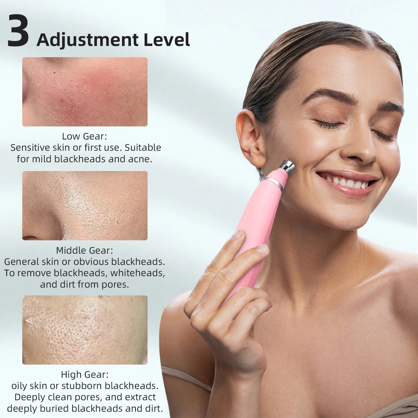 2-in-1 Microdermabrasion Facial Device & Blackhead Vacuum