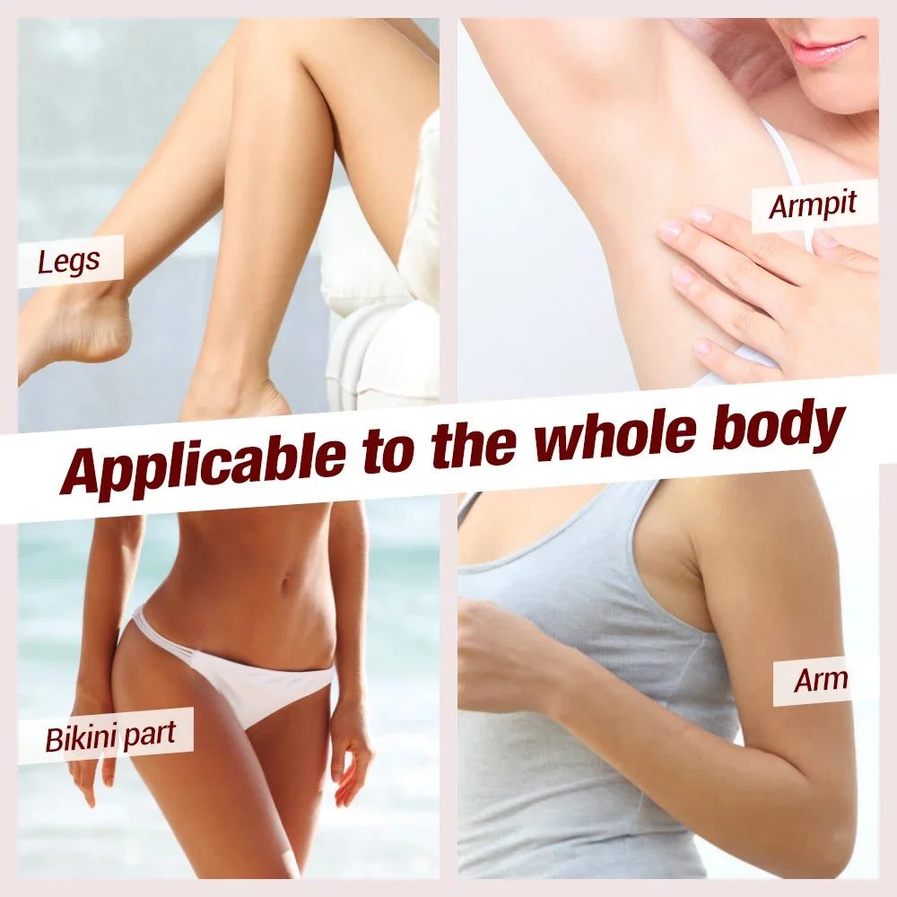 Women's 3-in-1 Electric Mini Shaver for Painless Body & Sensitive Area Hair Removal - 5
