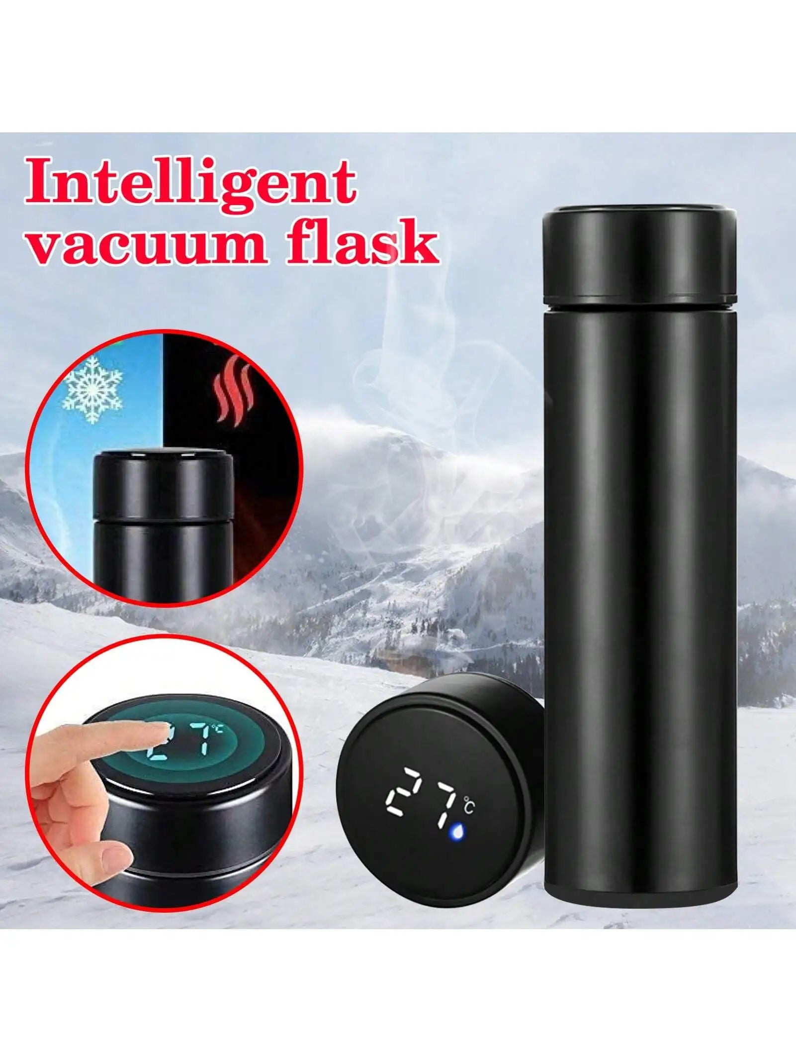 500ml Vacuum Insulated Stainless Steel Water Bottle - Keeps Hot & Cold - 9