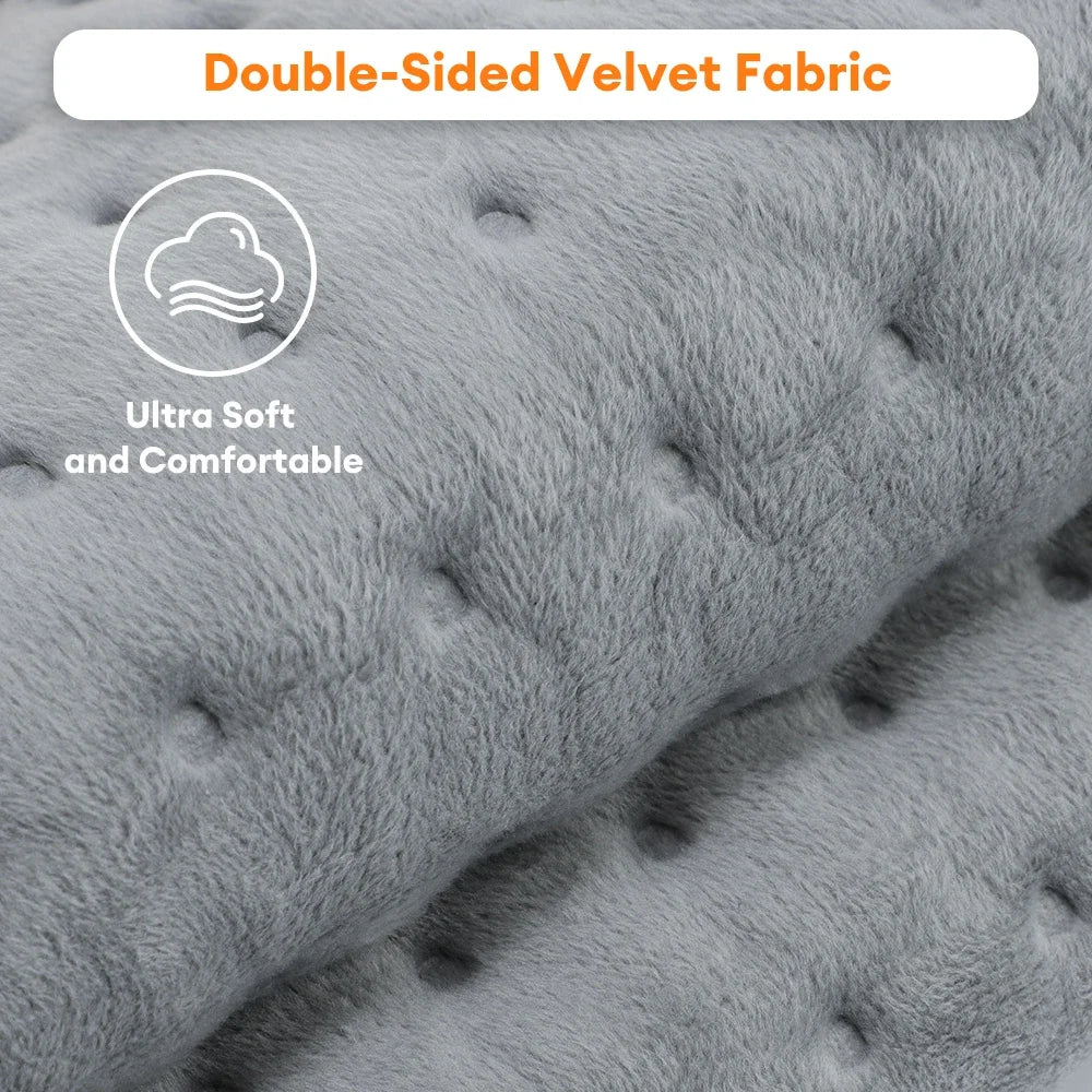 Electric Heating Pad for Back Pain Relief - 9-Level Heat Therapy & Timer - 3