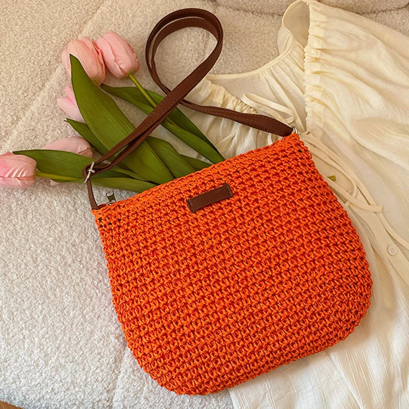 Bohemian Straw Tote