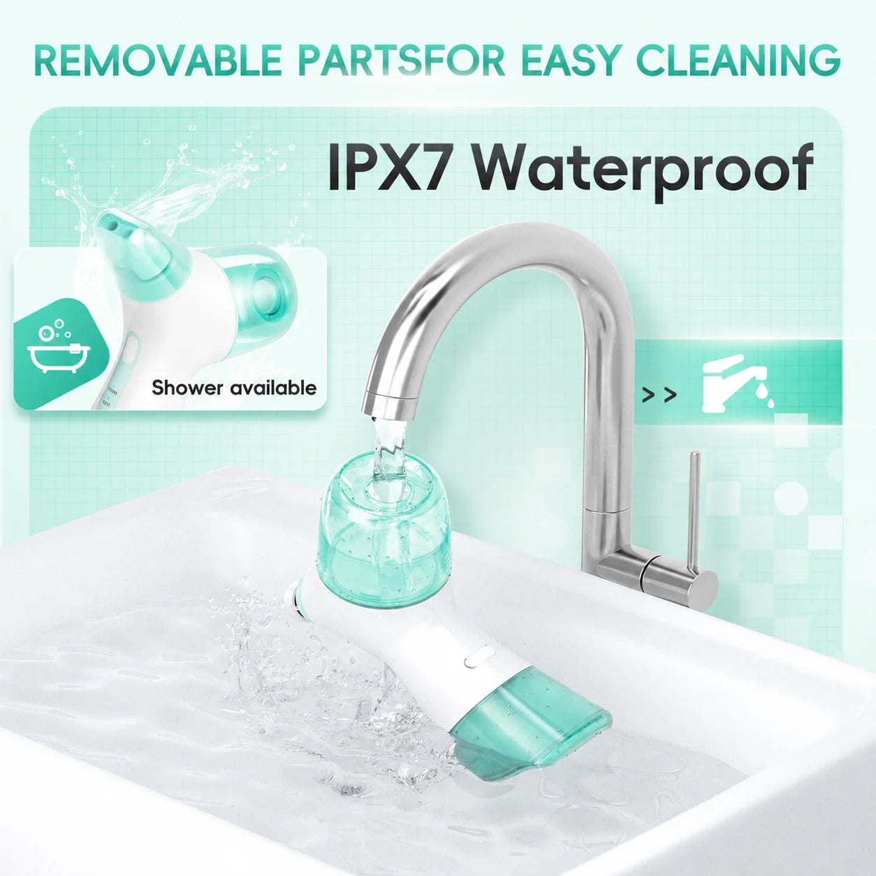 Portable Electric Nasal Irrigator - Rechargeable Sinus Rinse Machine - 11