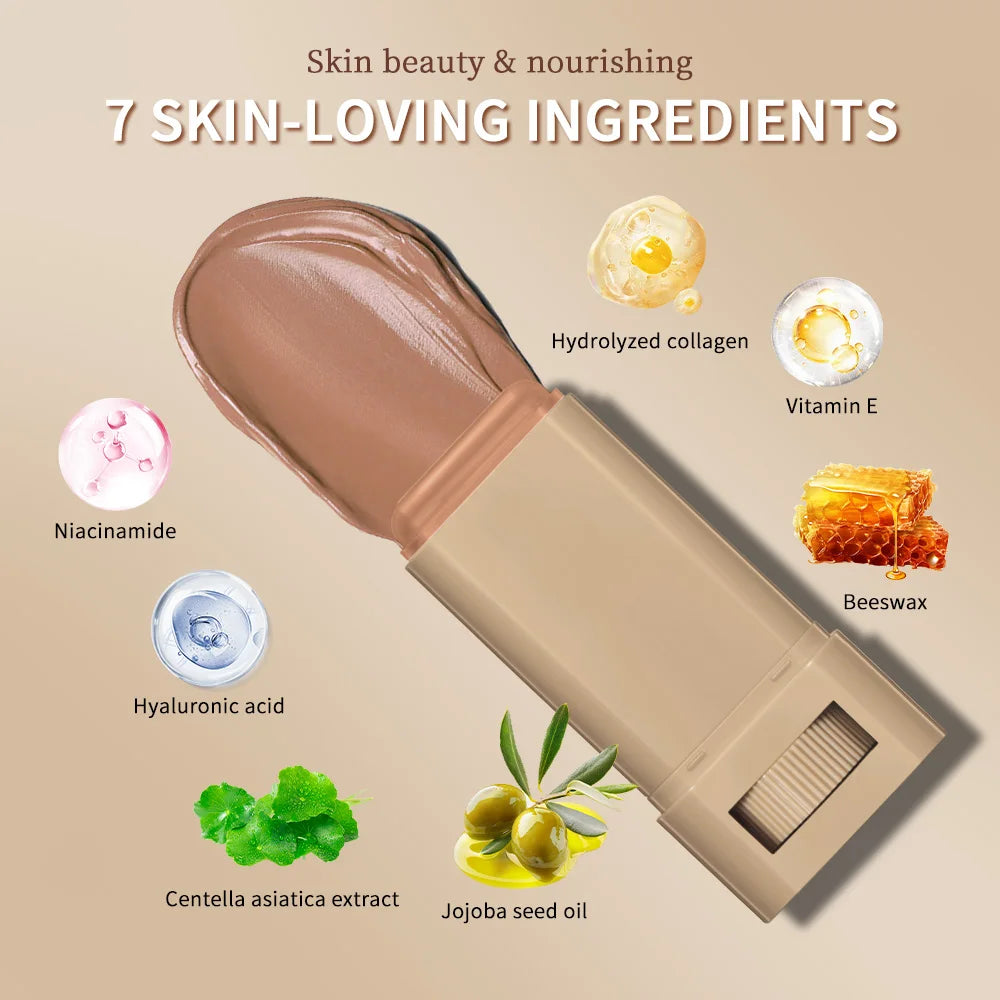 Serum Boosted Skin Tint Foundation Stick - Hydrating & Waterproof