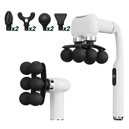 Deep Tissue Muscle Massage Gun with Detachable Handle