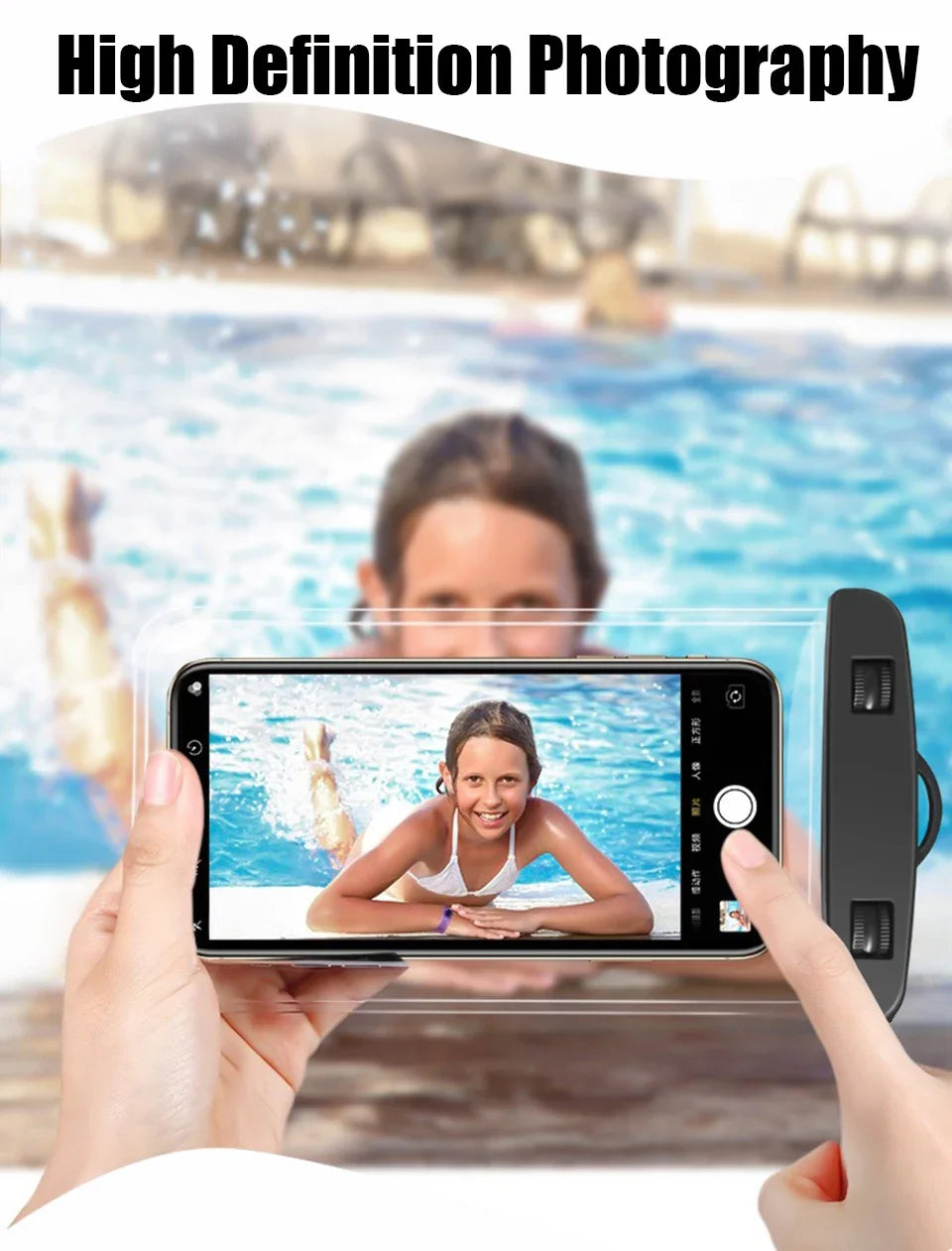 Waterproof Universal Phone Pouch - Underwater Dry Bag for Smartphones - 10