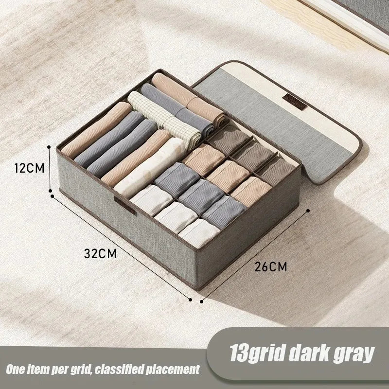 Foldable 3-in-1 Drawer Organizer for Underwear & Socks - 23